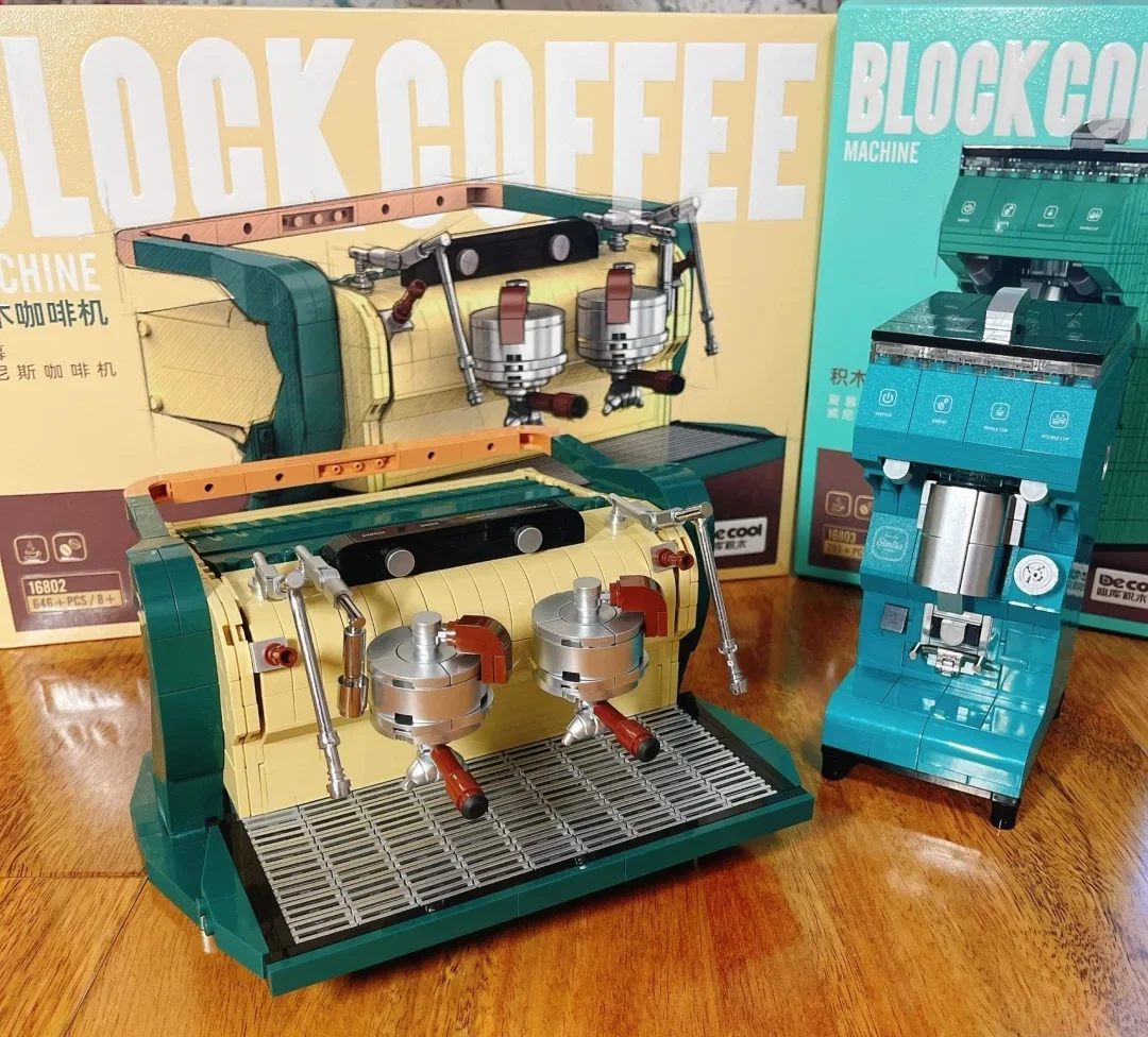 Ideas Mini Retro Coffee set Building Blocks Modern Machine Collector Model Bricks Education Birthday Gift Toys For Children
Ideas Mini Retro Coffee set Building Blocks Modern Machine Collector Model Bricks Education Birthday Gift Toys For Children