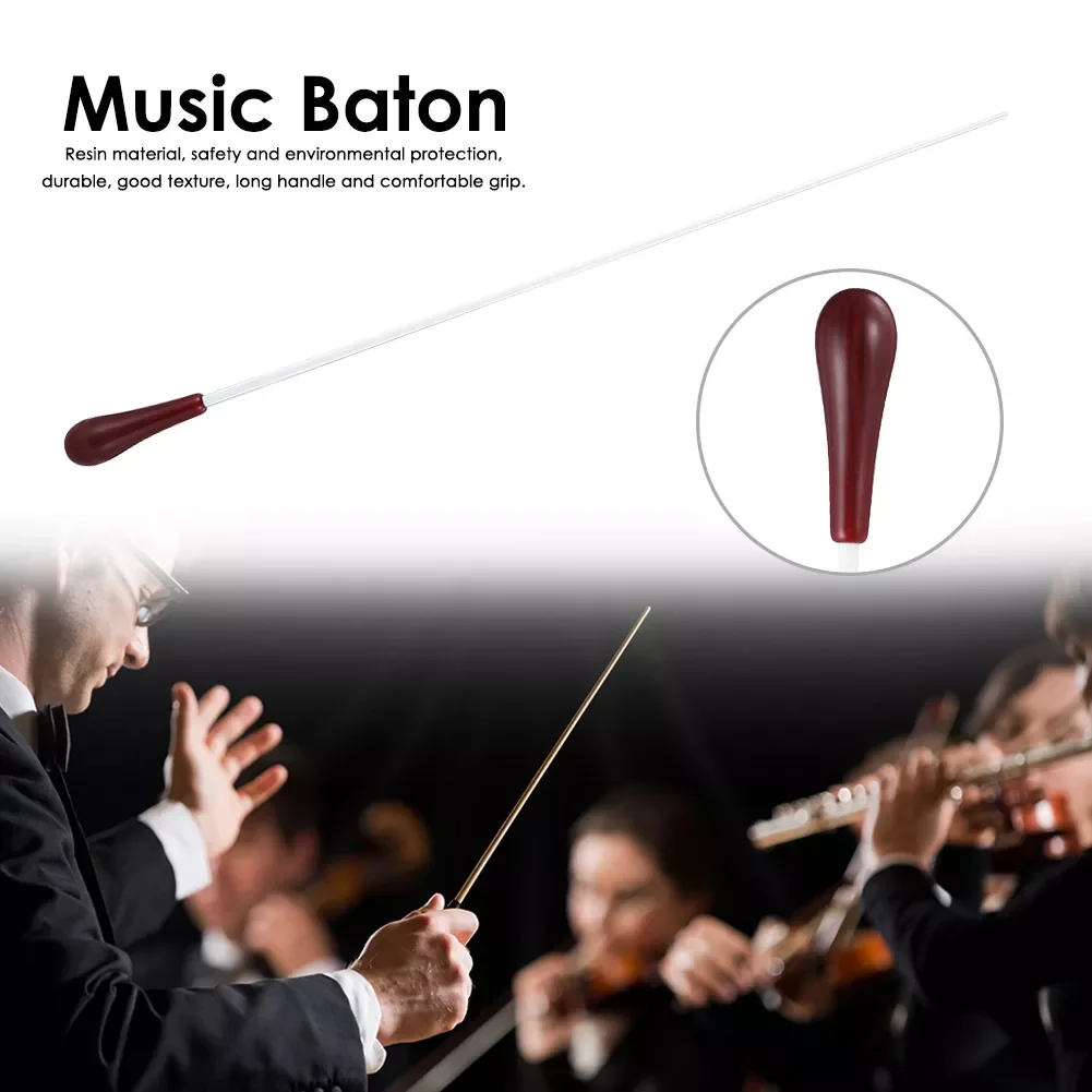 Music Director Conductor 38cm Resin Baton Musical Instrument Concert Rhythm Band Musical Enjoyable Instrument Supplies
Music Director Conductor 38cm Resin Baton Musical Instrument Concert Rhythm Band Musical Enjoyable Instrument Supplies