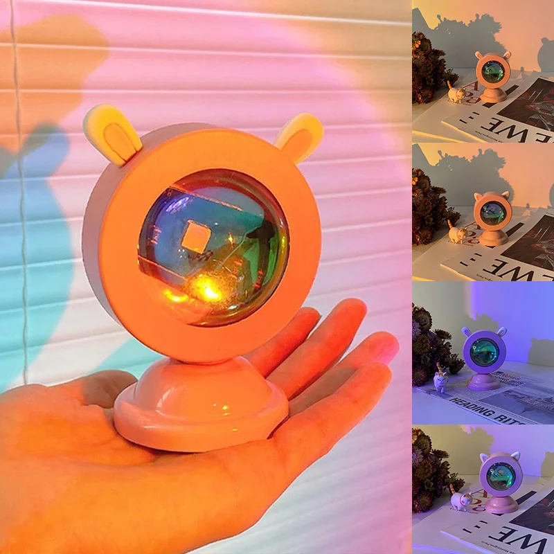 Mini The Sun Never Sets Projector Usb Rainbow Led Light Wall Decoration Live Background Portable Night Lamp
Mini The Sun Never Sets Projector Usb Rainbow Led Light Wall Decoration Live Background Portable Night Lamp