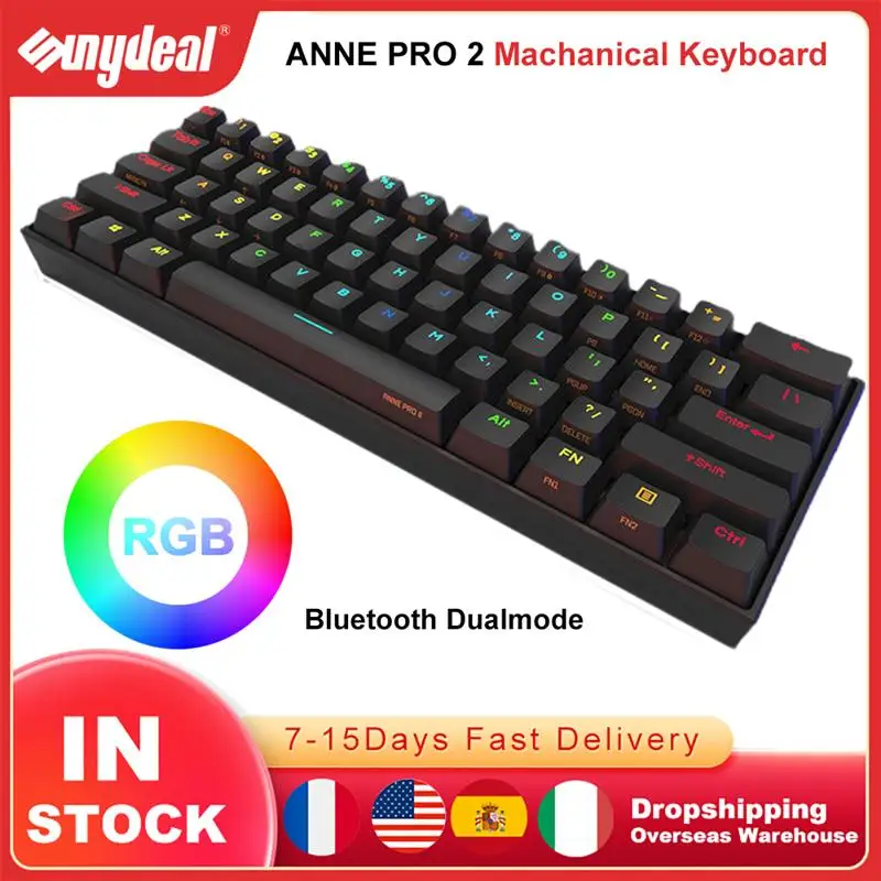 61 Keys Mechanical keyboard bluetooth Dual Mode Wireless / Wired 60% RGB Backlit keyboard Type-C Gaming Keyboard Gateron Switch
61 Keys Mechanical keyboard bluetooth Dual Mode Wireless / Wired 60% RGB Backlit keyboard Type-C Gaming Keyboard Gateron Switch