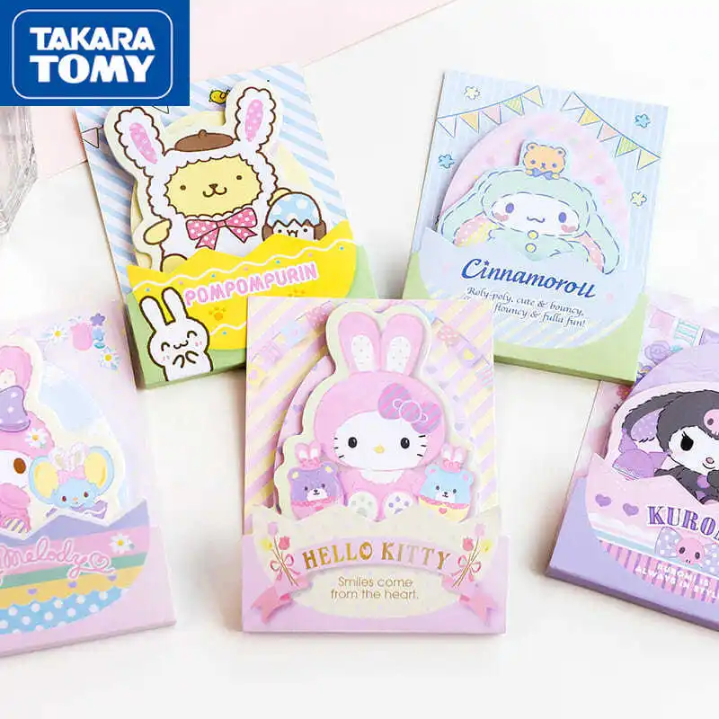 TAKARA TOMY 48 Pages Hello Kitty Sticky Note Paper Office Decoration School Supplies Cute DIY Sticky Notes Kawaii Plan Stickers
TAKARA TOMY 48 Pages Hello Kitty Sticky Note Paper Office Decoration School Supplies Cute DIY Sticky Notes Kawaii Plan Stickers