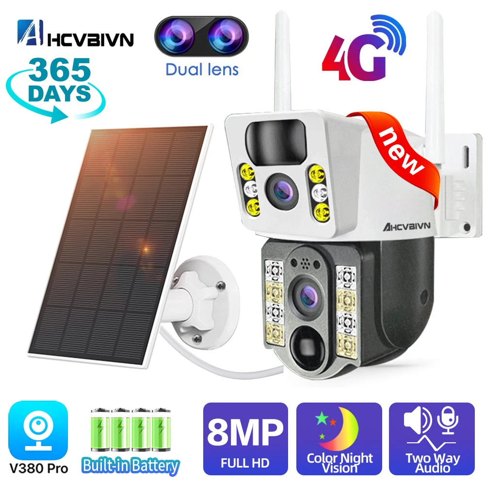 IP-камера видеонаблюдения V380 Pro с SIM-картой и 2 камерами 8 МП
IP-камера видеонаблюдения V380 Pro с SIM-картой и 2 камерами 8 МП