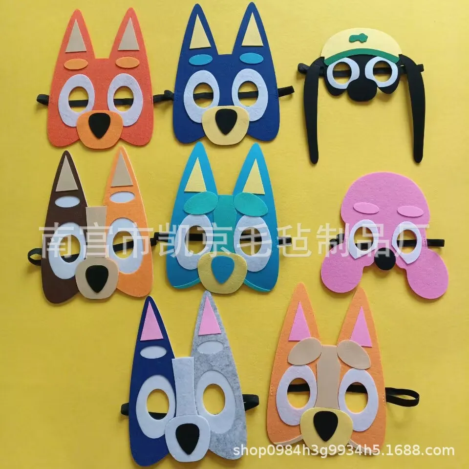 New Blueyed Felt Mask Halloween Christmas Patch Cosplay Anime Dog Mask Masquerade Clothing Props Party Decoration Gifts
New Blueyed Felt Mask Halloween Christmas Patch Cosplay Anime Dog Mask Masquerade Clothing Props Party Decoration Gifts