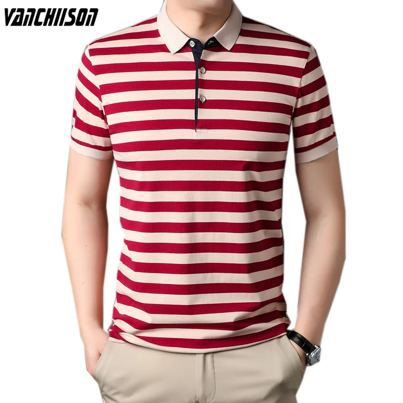 95% Cotton Men Short Sleeve Polo Shirt Tops for Summer High Quality Stripes Business Smart Casual Male Clothing Fashion 7136
95% Cotton Men Short Sleeve Polo Shirt Tops for Summer High Quality Stripes Business Smart Casual Male Clothing Fashion 7136