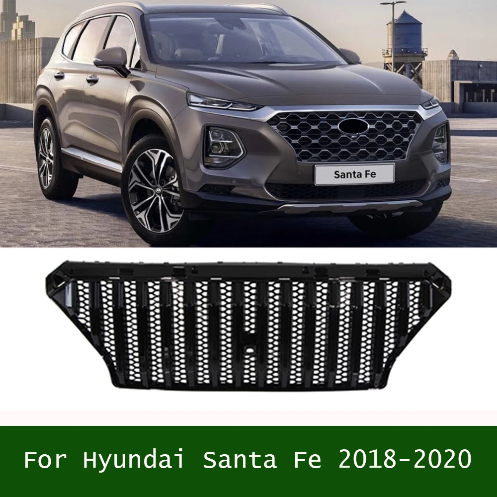 For Hyundai Santa Fe 2018-2020 Grill Hood Mesh Racing Grills Suv korea Auto Parts Gloss Black Chrome ABS Bumper Grille
For Hyundai Santa Fe 2018-2020 Grill Hood Mesh Racing Grills Suv korea Auto Parts Gloss Black Chrome ABS Bumper Grille