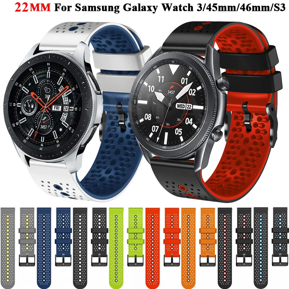 Silicone Strap For Samsung Galaxy Watch 3 45mm Smartwatch Watchbands Accessories For Galaxy Watch 46mm /Gear S3 Frontier 22mm
Silicone Strap For Samsung Galaxy Watch 3 45mm Smartwatch Watchbands Accessories For Galaxy Watch 46mm /Gear S3 Frontier 22mm