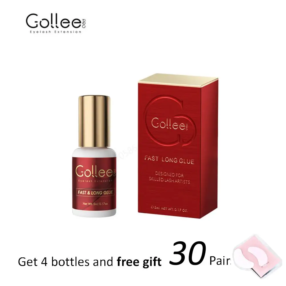 4 Pcs Gollee 1s Drying Eyelash Extension Glue Eyelash Grafting Adhesive For Eyelash Extensions With Free 30 Pair Pink Eye Patch
4 Pcs Gollee 1s Drying Eyelash Extension Glue Eyelash Grafting Adhesive For Eyelash Extensions With Free 30 Pair Pink Eye Patch