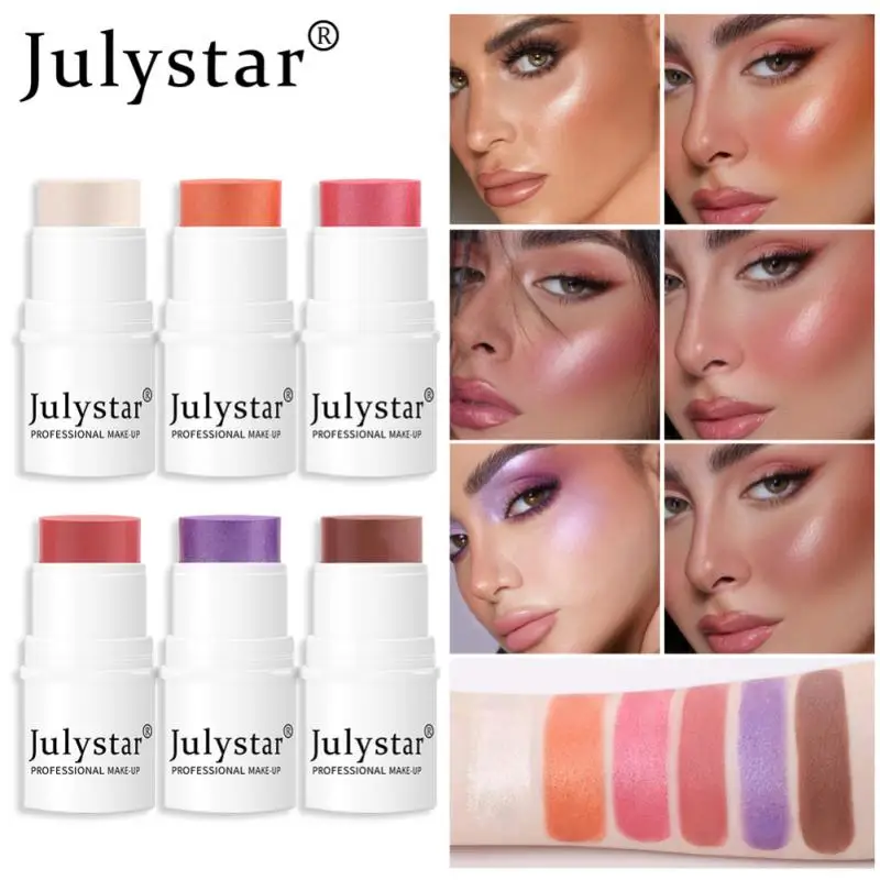 10 Color Lazy High Light Repairing Pearl Cream Blush Stick Monochrome Long-lasting Waterproof Blush Korean Makeup Tools TSLM1 
10 Color Lazy High Light Repairing Pearl Cream Blush Stick Monochrome Long-lasting Waterproof Blush Korean Makeup Tools TSLM1