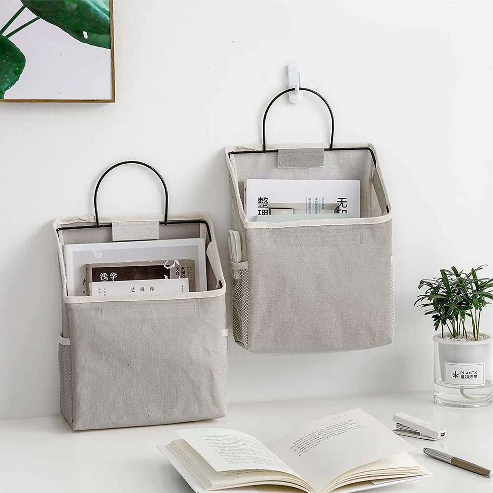 Wall Hanging Storage Bag Cotton Linen Sundries Hanging Organizer Dormitory Door Storage Basket Home Decor for Books CD Magazine
Wall Hanging Storage Bag Cotton Linen Sundries Hanging Organizer Dormitory Door Storage Basket Home Decor for Books CD Magazine