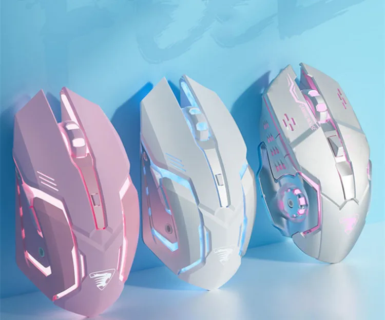Gaming Mouse Rechargeable 2.4GWireless Bluetooth Mouse Mute Ergonomic Mouse for Computer Laptop LED Backlit Mice for IOS Android
Gaming Mouse Rechargeable 2.4GWireless Bluetooth Mouse Mute Ergonomic Mouse for Computer Laptop LED Backlit Mice for IOS Android