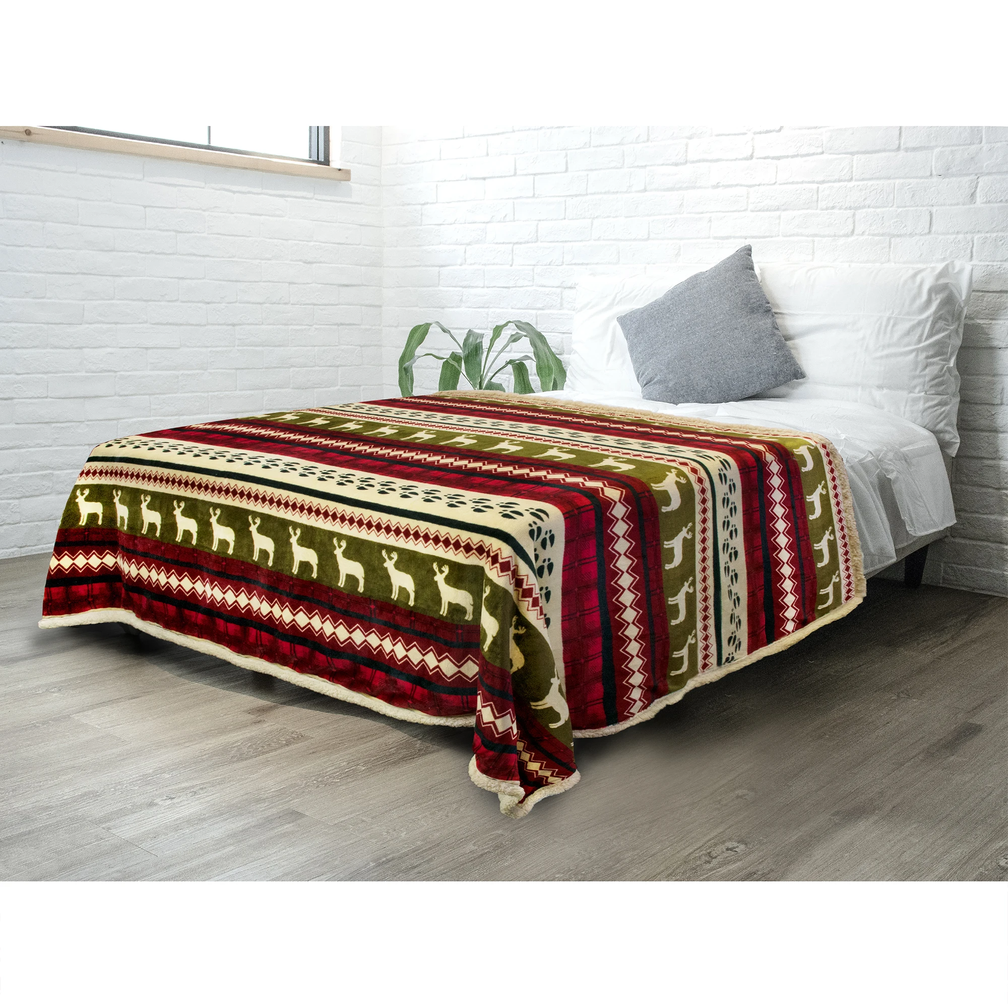 Premium Christmas Blanket Fleece Throw Twin| Plush Christmas Decoration Reindeer Cozy Reversible Winter Holiday Cabin Blanket f
Premium Christmas Blanket Fleece Throw Twin| Plush Christmas Decoration Reindeer Cozy Reversible Winter Holiday Cabin Blanket f