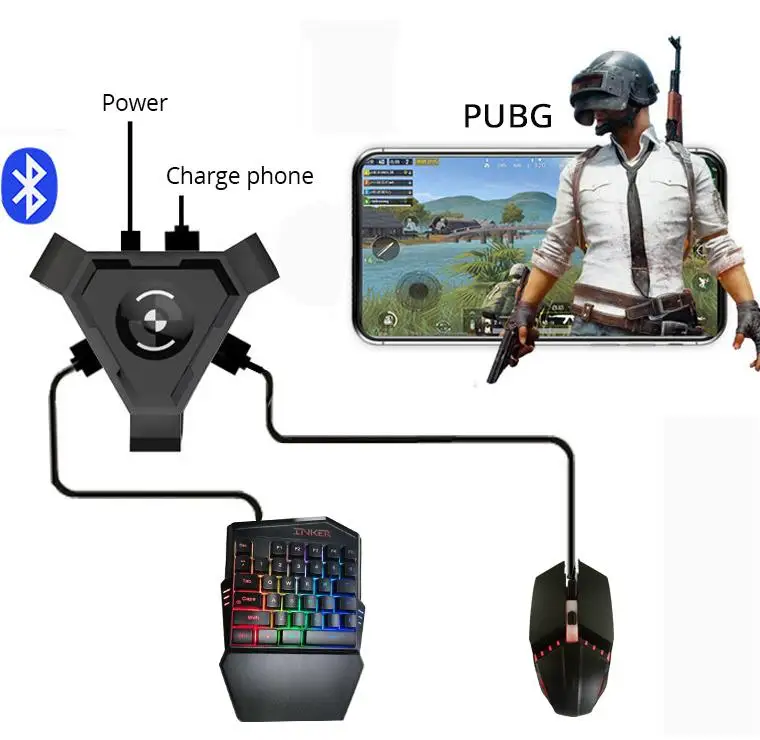 Мобильный контроллер игровая клавиатура мышь конвертер PUBG мобильный контроллер геймпад Bluetooth для Android адаптер IOS
Мобильный контроллер игровая клавиатура мышь конвертер PUBG мобильный контроллер геймпад Bluetooth для Android адаптер IOS