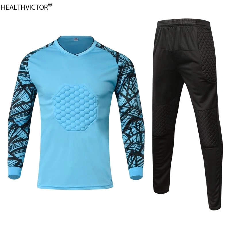 Soccer Goalkeeper Training Long Sleeve T-shirt Pants Unisex Adults Men Women Football Jersey Set Keeper Uniform
Soccer Goalkeeper Training Long Sleeve T-shirt Pants Unisex Adults Men Women Football Jersey Set Keeper Uniform