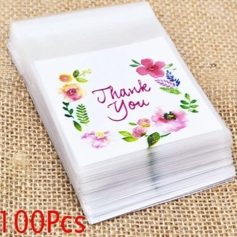100Pcs Plastic Bags Thank You Cookie&Candy Bag Self-Adhesive For Wedding Birthday Party Gift Bag Biscuit Baking Packaging Bags
100Pcs Plastic Bags Thank You Cookie&Candy Bag Self-Adhesive For Wedding Birthday Party Gift Bag Biscuit Baking Packaging Bags
