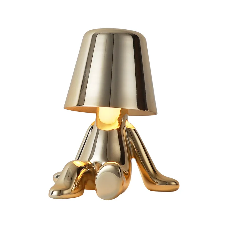 Little Golden Man Night Charging Lamp Table Lamp LED Touch Three-speed Dimming Study Bedroom Cute Decoration Gift
Little Golden Man Night Charging Lamp Table Lamp LED Touch Three-speed Dimming Study Bedroom Cute Decoration Gift