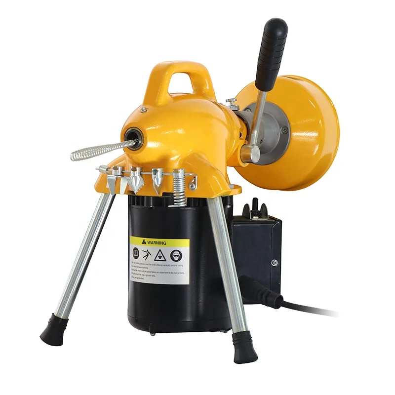 Машина для очистки дренажных труб подходит для канализационного кабеля со змеиным плетением для сливных линий 3/4-4 дюйма 
Машина для очистки дренажных труб подходит для канализационного кабеля со змеиным плетением для сливных линий 3/4-4 дюйма