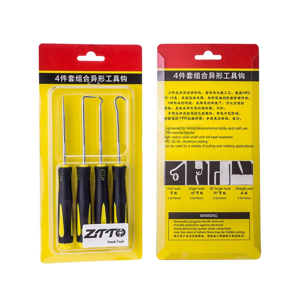 4pcs/set Oil Seal Tool Bicycle Pick & Hook Set O Ring Oil Seal Gasket Puller Remover Craft Hand Tools Steel Material +TPR
4pcs/set Oil Seal Tool Bicycle Pick & Hook Set O Ring Oil Seal Gasket Puller Remover Craft Hand Tools Steel Material +TPR