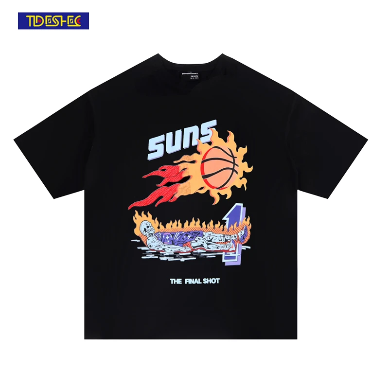 Men T-Shirt Harajuku Tees Cotton Hip Hop Streetwear 2022 Summer Flame Basketball Robot Print T Shirt Short Sleeve 2022 Tshirt
Men T-Shirt Harajuku Tees Cotton Hip Hop Streetwear 2022 Summer Flame Basketball Robot Print T Shirt Short Sleeve 2022 Tshirt