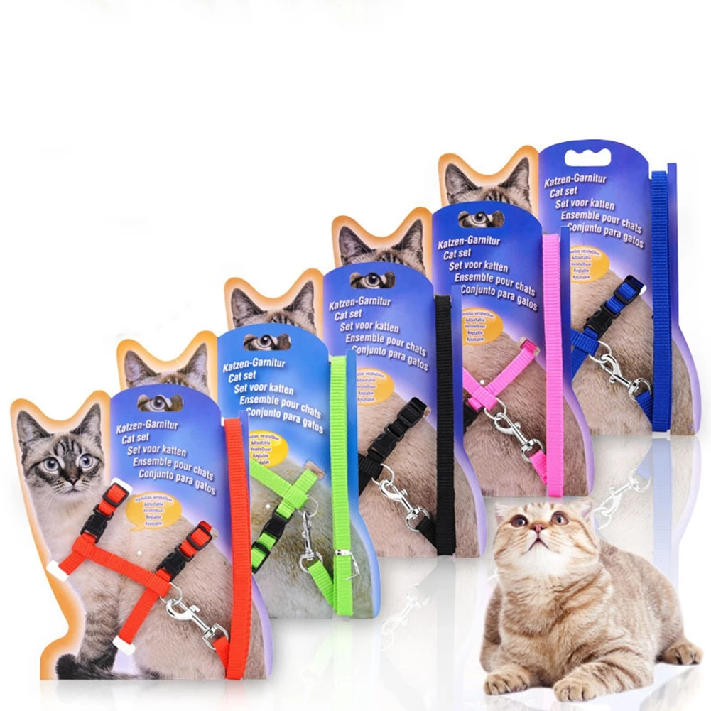 Cat Harness And Leash Adjustable Nylon Pet Traction Rope Cat Dog Halter Collar Chest Strap Pet Product Kitten Puppy Harness Belt
Cat Harness And Leash Adjustable Nylon Pet Traction Rope Cat Dog Halter Collar Chest Strap Pet Product Kitten Puppy Harness Belt
