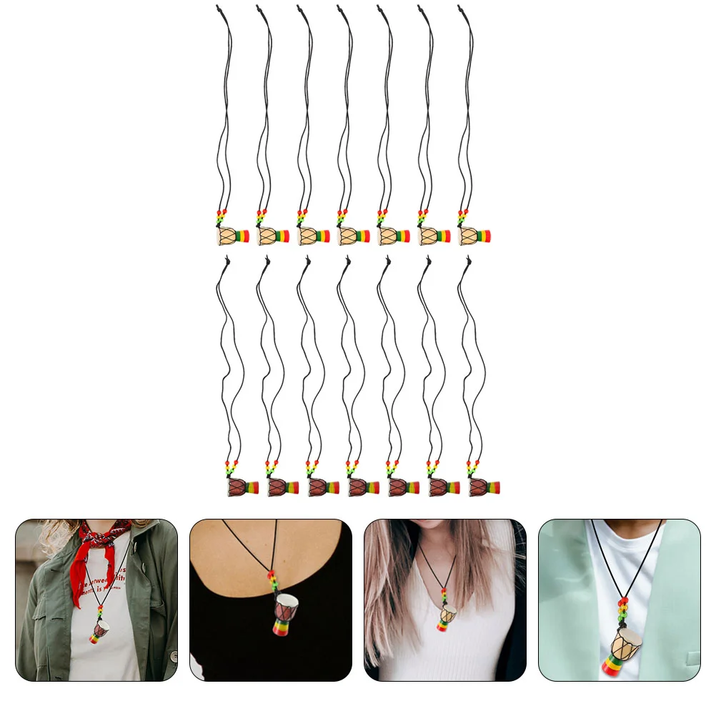 Hanging African Drum Necklace Tambourine Pendant Wooden Musical Instruments Hand Necklaces
Hanging African Drum Necklace Tambourine Pendant Wooden Musical Instruments Hand Necklaces