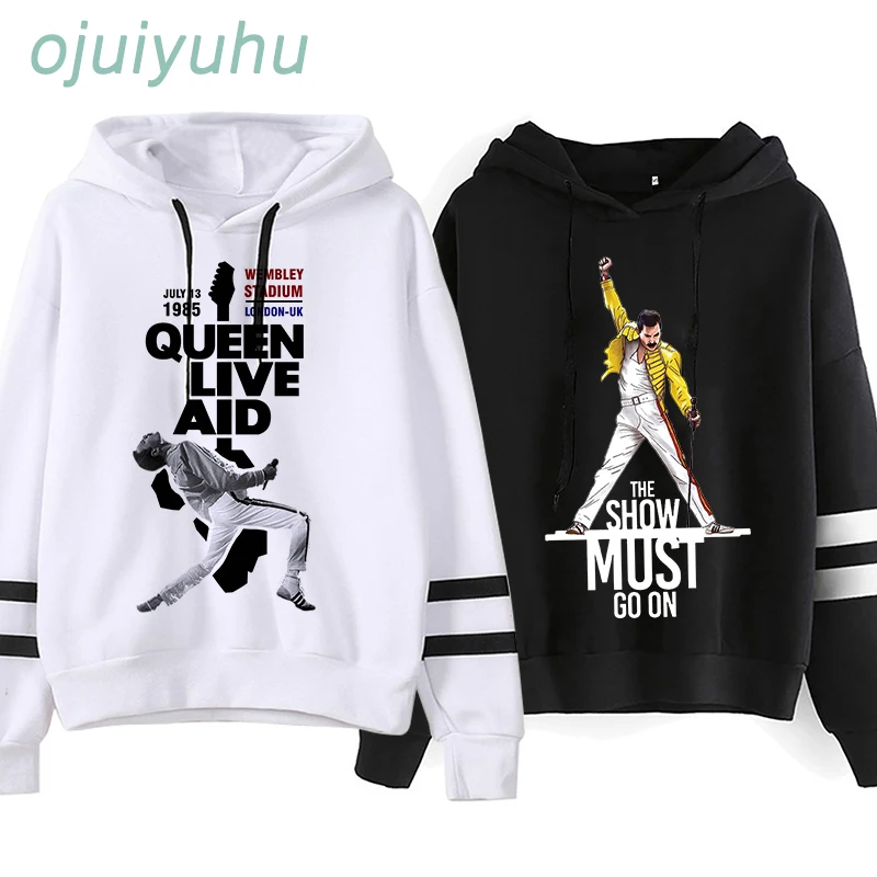 Hot Unisex Freddie Mercury Hoodie Men Queen Band Ulzzang Graphic Sweatshirts Harajuku Fashion Streetwear Y2k Tops Male Dropship 
Hot Unisex Freddie Mercury Hoodie Men Queen Band Ulzzang Graphic Sweatshirts Harajuku Fashion Streetwear Y2k Tops Male Dropship