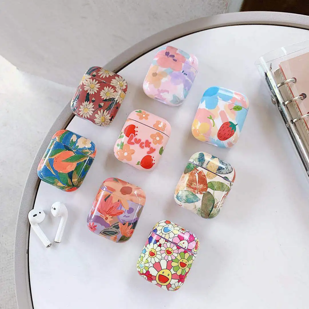 Чехол для наушников из поликарбоната с цветами для Airpods Pro, защитный чехол, маленький и свежий защитный чехол с водяной пастой
Чехол для наушников из поликарбоната с цветами для Airpods Pro, защитный чехол, маленький и свежий защитный чехол с водяной пастой