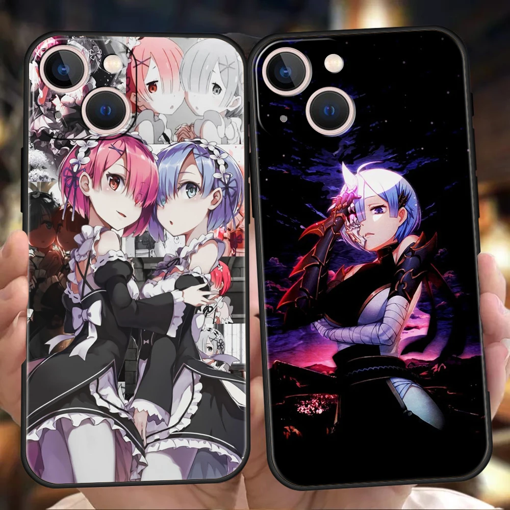 Ram Rem ReZERO Phone Case Cover for iPhone 14 13 12 Pro Max XR XS X iPhone 11 7 8 Plus SE 2020 13 Mini Silicone Soft Shell Coque
Ram Rem ReZERO Phone Case Cover for iPhone 14 13 12 Pro Max XR XS X iPhone 11 7 8 Plus SE 2020 13 Mini Silicone Soft Shell Coque