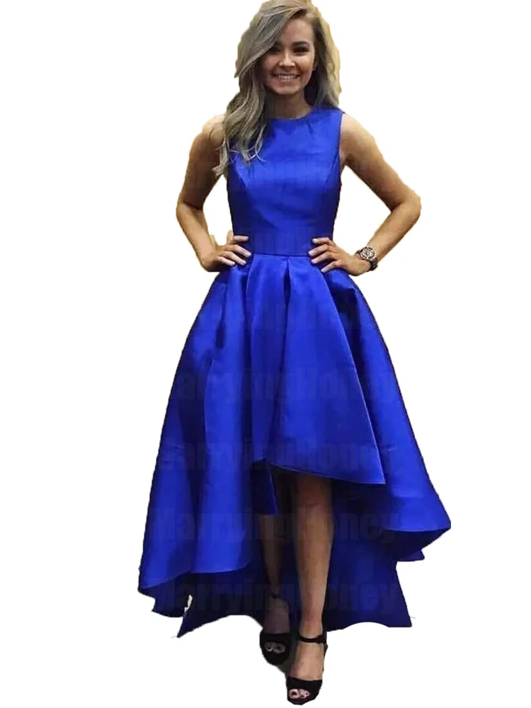 Женское платье для выпускного вечера с карманами и круглым вырезом без рукавов 
Женское платье для выпускного вечера с карманами и круглым вырезом без рукавов