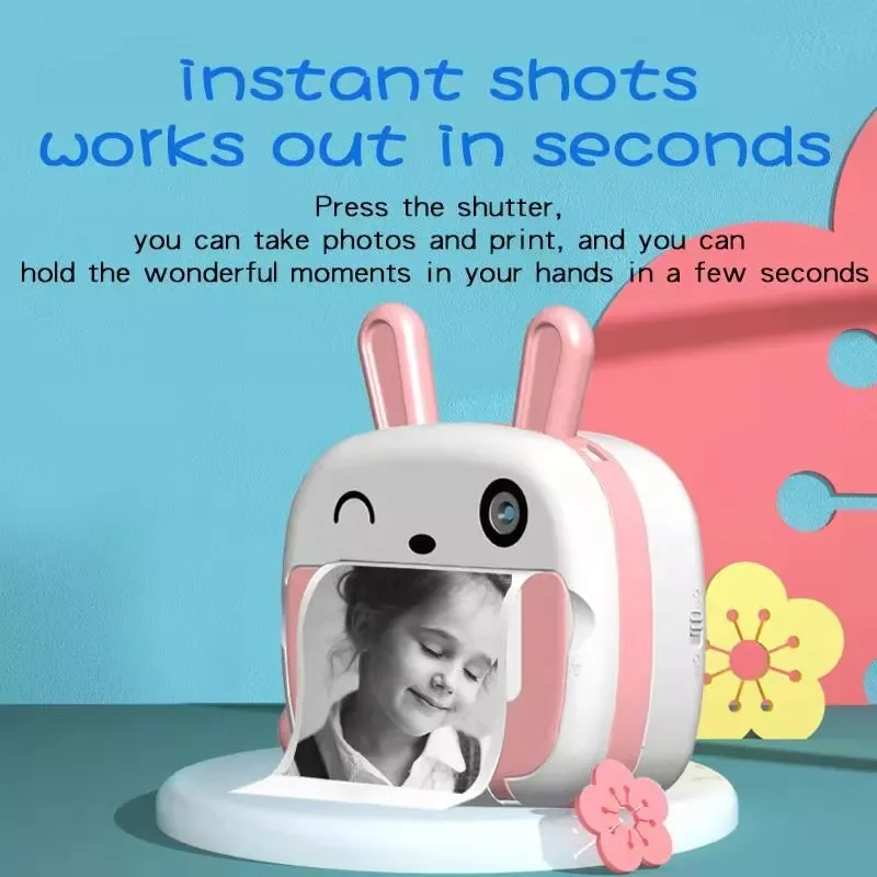 Children's Camera Instant Print Camera For Kids 1080 HD Portable Mini Camera With Thermal Photo Paper support Phone Printer
Children's Camera Instant Print Camera For Kids 1080 HD Portable Mini Camera With Thermal Photo Paper support Phone Printer