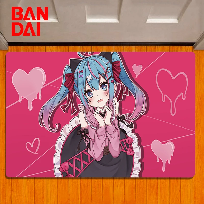 Милый напольный коврик Hatsune Miku для украшения кухни, спальни, вокалоидный Придверный коврик, коврик для входа в комнату, домашние коврики для ванной
Милый напольный коврик Hatsune Miku для украшения кухни, спальни, вокалоидный Придверный коврик, коврик для входа в комнату, домашние коврики для ванной