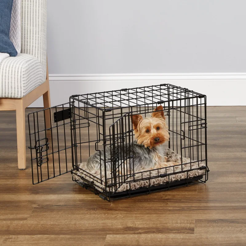 Dog Crate | Newly Enhanced MidWest iCrate XXS Folding Metal Dog Crate | Divider Panel, Floor Protecting Feet, dog kennel
Dog Crate | Newly Enhanced MidWest iCrate XXS Folding Metal Dog Crate | Divider Panel, Floor Protecting Feet, dog kennel