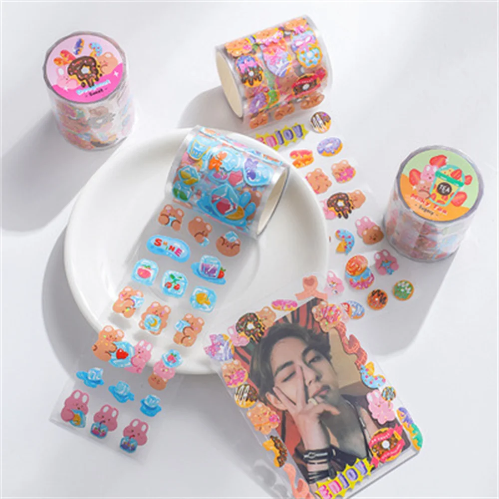 Cartoon Bear Washi Tape Animal Album Decorative Masking Tape Cute DIY Scrapbooking Adhesive Tape School Stationery Supplies
Cartoon Bear Washi Tape Animal Album Decorative Masking Tape Cute DIY Scrapbooking Adhesive Tape School Stationery Supplies