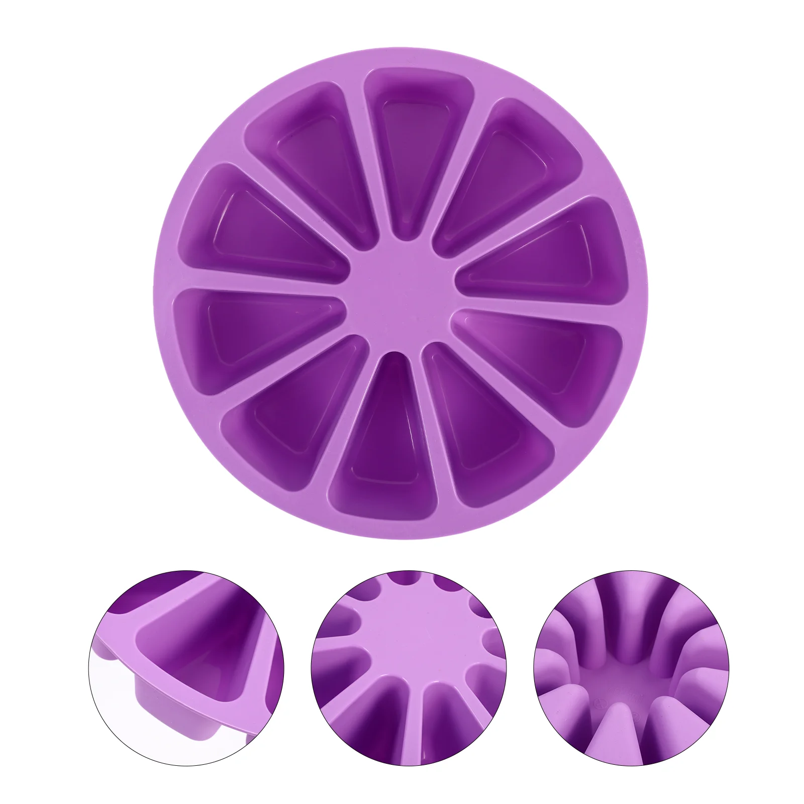 Mold Triangle Pan Cake Silicone Molds Slices Scone Baking Biscuit Soap Candy Cavity Pizza Jelly Paste Gum Mousse Diy Muffins
Mold Triangle Pan Cake Silicone Molds Slices Scone Baking Biscuit Soap Candy Cavity Pizza Jelly Paste Gum Mousse Diy Muffins