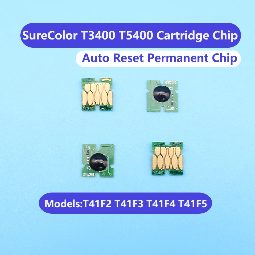 T41F2 T41F3 T41F4 T41F5 Auto Reset Chip T41F2-T41F5 Ink Cartridge Chip for Epson SureColor T3400 T5400 for T41F2
T41F2 T41F3 T41F4 T41F5 Auto Reset Chip T41F2-T41F5 Ink Cartridge Chip for Epson SureColor T3400 T5400 for T41F2