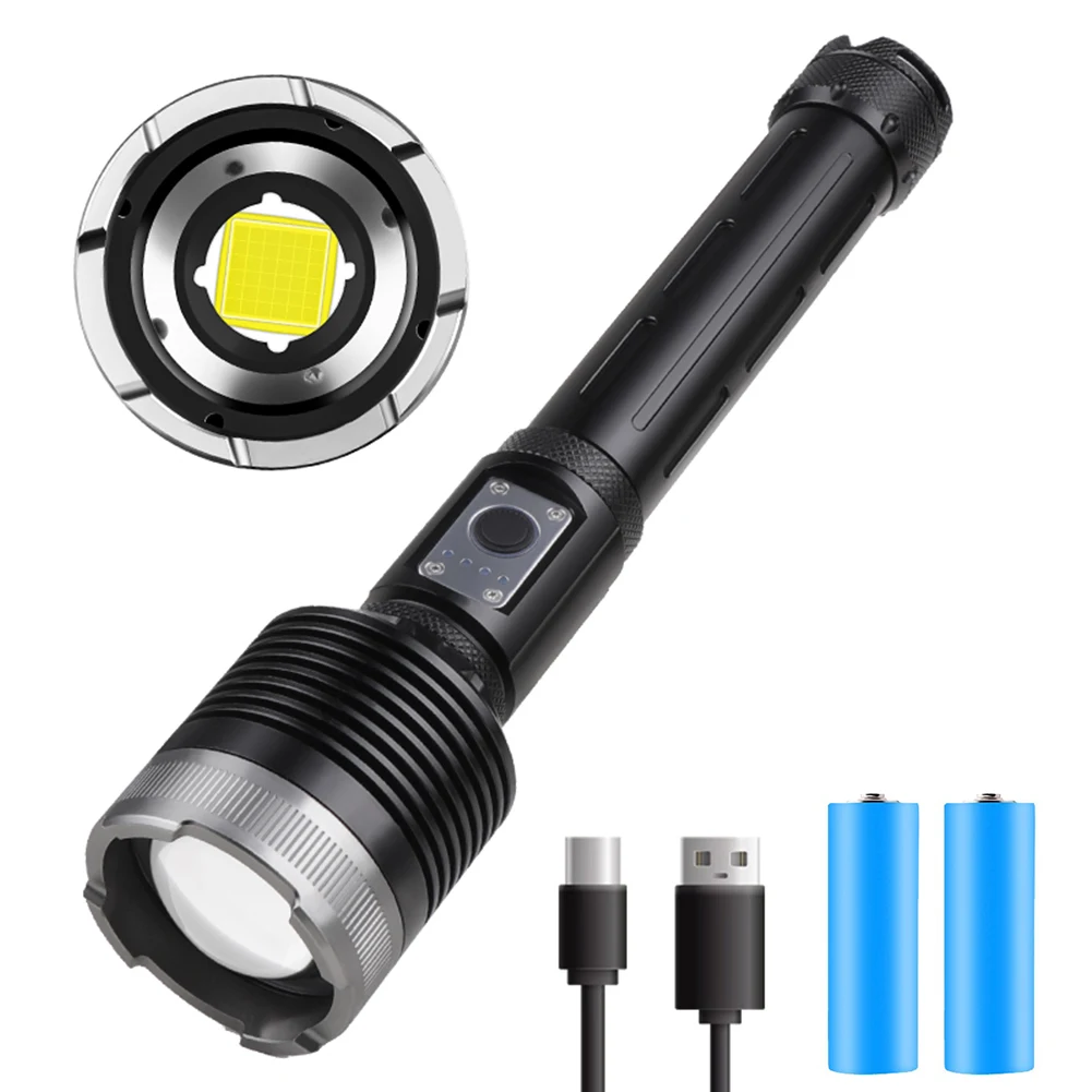 Aluminum Alloy Portable XHP360 LED Flash Camping Lights Outdoor Hiking Telescopic Zoom Waterproof 4000lm 3 Modes Flashlight
Aluminum Alloy Portable XHP360 LED Flash Camping Lights Outdoor Hiking Telescopic Zoom Waterproof 4000lm 3 Modes Flashlight