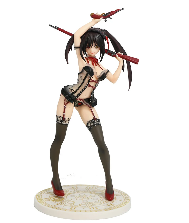 23cm Anime Sexy Girl Figure Toys Date A Live Tokisaki Kurumi Lingerie Pistol Black Pajamas ver. PVC Action Figure Toy Model Doll
23cm Anime Sexy Girl Figure Toys Date A Live Tokisaki Kurumi Lingerie Pistol Black Pajamas ver. PVC Action Figure Toy Model Doll