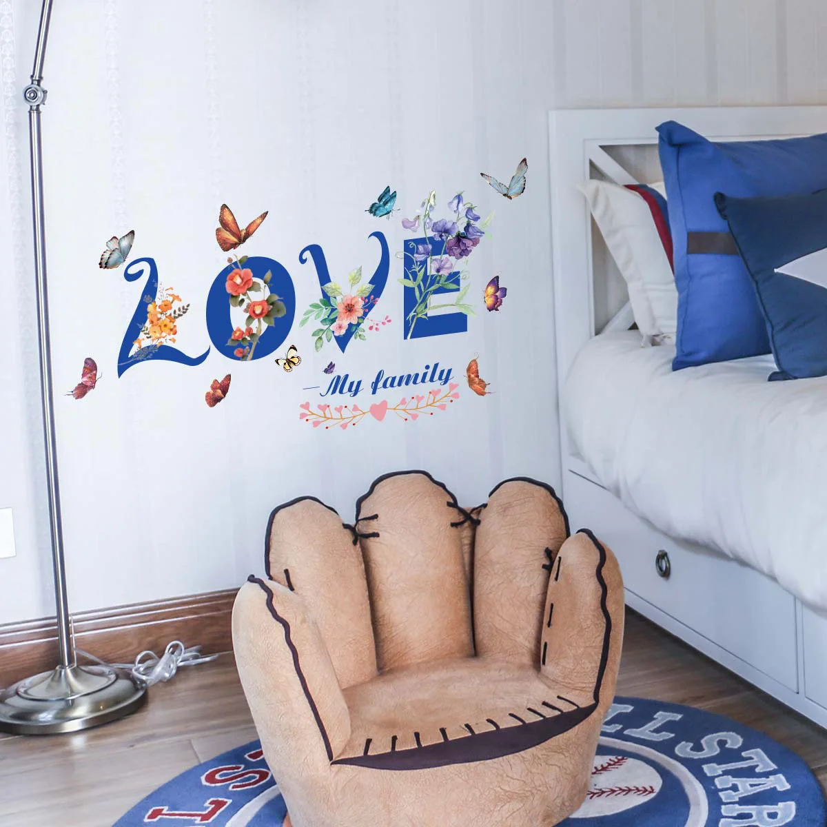 New DIY Flower Butterfly LOVE English Slogan Wall Stickers Living Room Bedroom Decoration Background Wall Furniture Stickers
New DIY Flower Butterfly LOVE English Slogan Wall Stickers Living Room Bedroom Decoration Background Wall Furniture Stickers