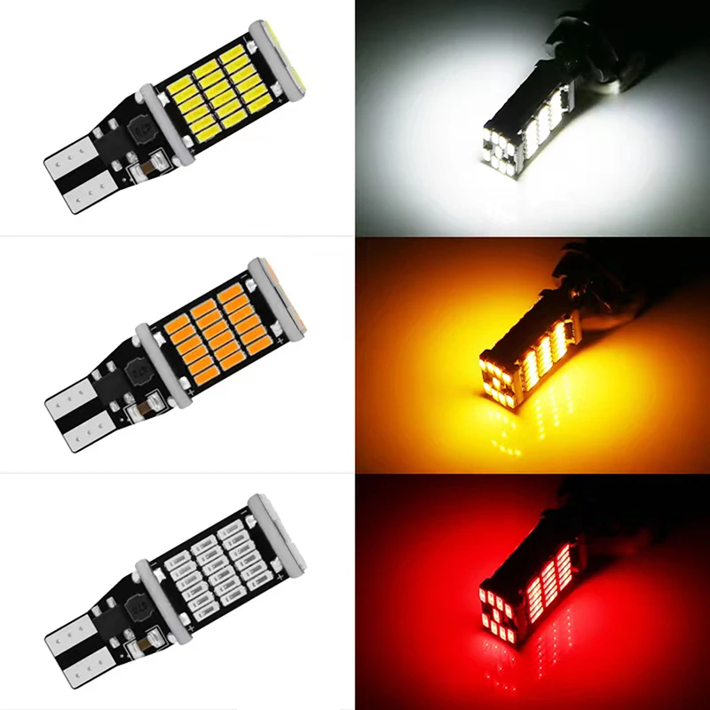 2PCS T15 4014 45SMD LED Bulbs High Power Car Reversing Light Turn Light Highlighting Taillights
2PCS T15 4014 45SMD LED Bulbs High Power Car Reversing Light Turn Light Highlighting Taillights