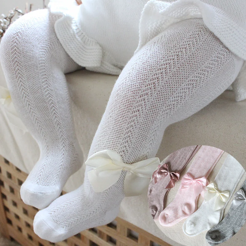 Spanish Baby Girls Mesh Tights Soft Cotton Children Fishnet Pantyhose One-piece Breathable Girls Leggings Bow Stockings for 0-6Y
Spanish Baby Girls Mesh Tights Soft Cotton Children Fishnet Pantyhose One-piece Breathable Girls Leggings Bow Stockings for 0-6Y