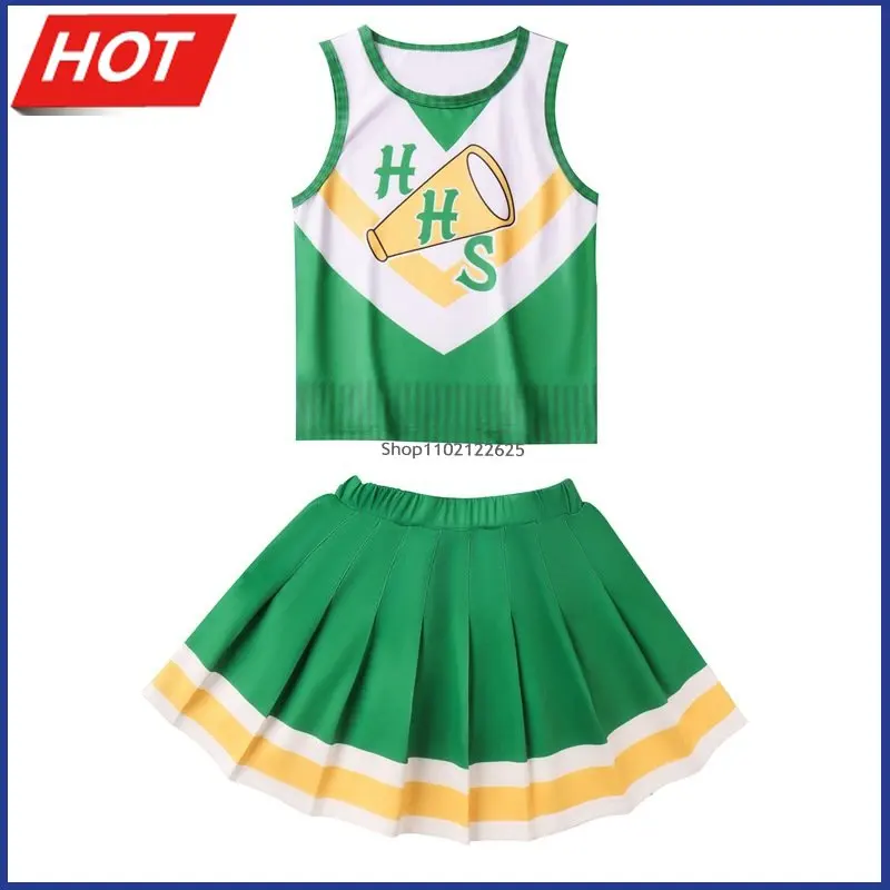 Girls Halloween Costumes Stranger Things Cosplay Cheerleader Kids Tops+skirt Clothes Set Fancy Birthday party clothing Outfits
Girls Halloween Costumes Stranger Things Cosplay Cheerleader Kids Tops+skirt Clothes Set Fancy Birthday party clothing Outfits