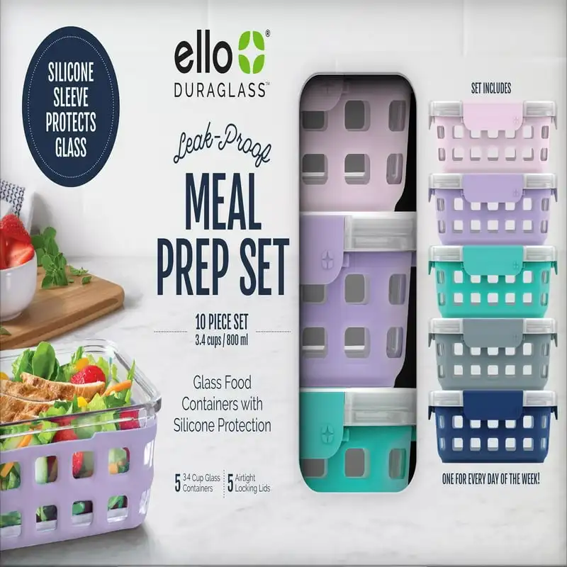 3.4 Cup 27 Ounce Duraglass Food Storage Meal Prep Container Set, 10 Piece in square cake pan Plate for cooking Wooden box Silic
3.4 Cup 27 Ounce Duraglass Food Storage Meal Prep Container Set, 10 Piece in square cake pan Plate for cooking Wooden box Silic