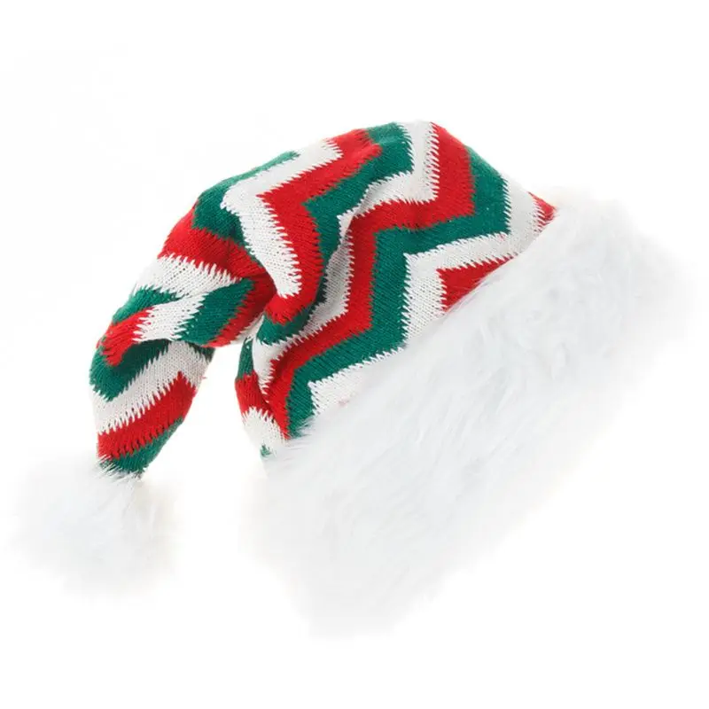 Adult Knitted Christmas Hat Snowflake Wavy Striped Fluffy Plush Santa Cute Pompom Xmas Holiday Party Decoration
Adult Knitted Christmas Hat Snowflake Wavy Striped Fluffy Plush Santa Cute Pompom Xmas Holiday Party Decoration