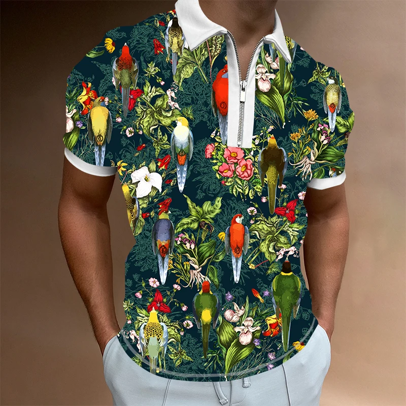 Summer Hot Sale Men's Clothing Short Sleeve Men's Retro Polo Shirts Casual Fashion Lapel Zipper Design Sportswear Tops
Summer Hot Sale Men's Clothing Short Sleeve Men's Retro Polo Shirts Casual Fashion Lapel Zipper Design Sportswear Tops