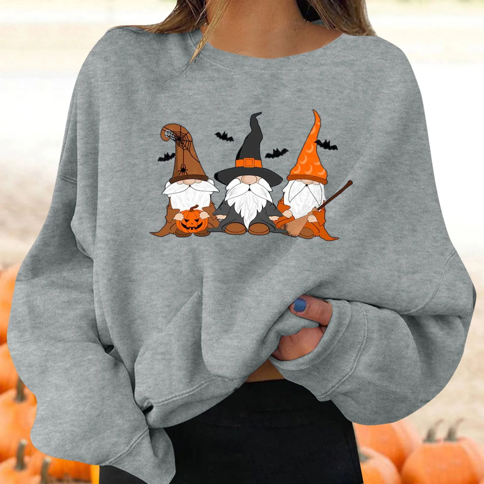 Plain Zip up Hoodie Women Women's Halloween Pullovers Fun Graphic Print Round Neck Long Sleeve Womens Long Sweaters Hoodies
Plain Zip up Hoodie Women Women's Halloween Pullovers Fun Graphic Print Round Neck Long Sleeve Womens Long Sweaters Hoodies
