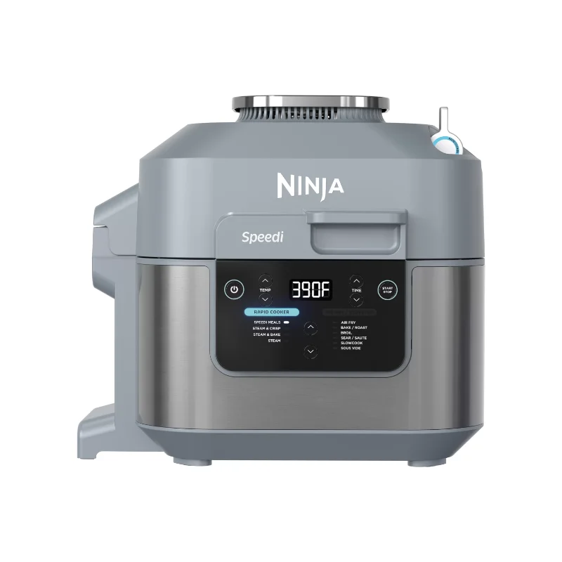 Ninja Speedi Rapid Cooker & Air Fryer, SF300, 6-Qt. Capacity, 10-in-1 Functionality, Meal Maker, Sea Salt Gray
Ninja Speedi Rapid Cooker & Air Fryer, SF300, 6-Qt. Capacity, 10-in-1 Functionality, Meal Maker, Sea Salt Gray