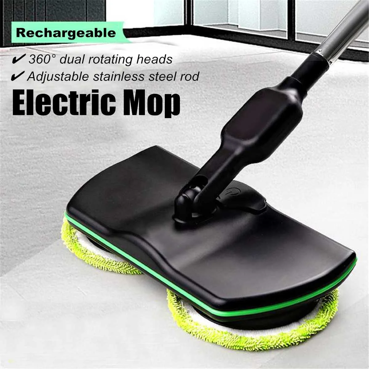 Rechargeable Wireless Rotating Electric Mops Floor Cleaning Wiper Cordless Sweeping Handheld Mop Floor Washer Scrubber Polisher
Rechargeable Wireless Rotating Electric Mops Floor Cleaning Wiper Cordless Sweeping Handheld Mop Floor Washer Scrubber Polisher