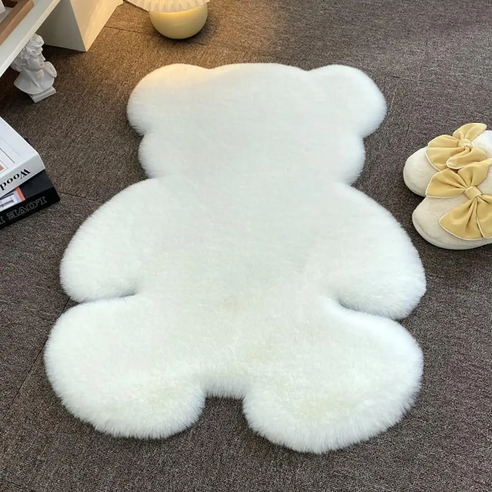 Cute Cartoon Bear Shaped Carpet Soft Faux Rabbit Fur Pad Home Room Decoration Mat Bedroom Rug Floor Bathroom Living Anti-sl D6E8
Cute Cartoon Bear Shaped Carpet Soft Faux Rabbit Fur Pad Home Room Decoration Mat Bedroom Rug Floor Bathroom Living Anti-sl D6E8