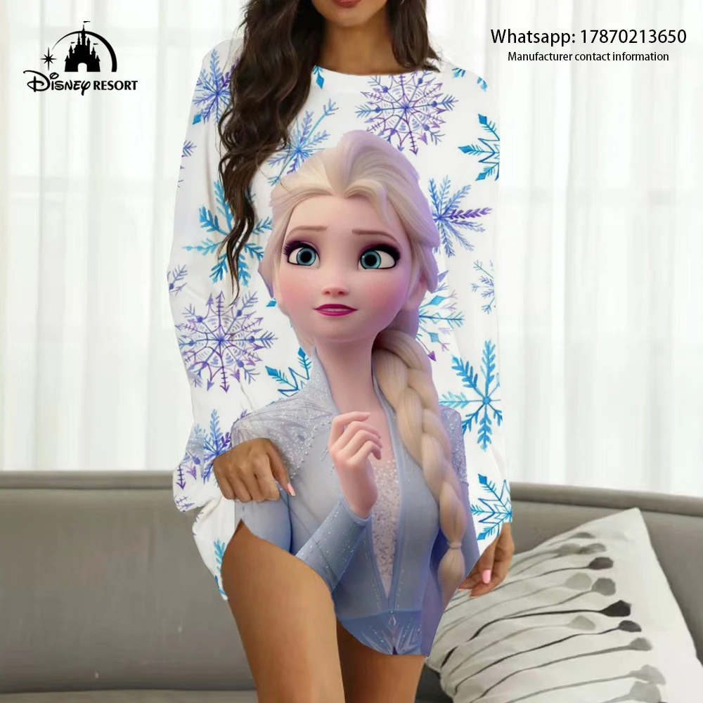 Frozen Anime Queen Elsa Disney Brand Streetwear Ladies Sexy Party Club Fall Women's Boho Loungewear 2022
Frozen Anime Queen Elsa Disney Brand Streetwear Ladies Sexy Party Club Fall Women's Boho Loungewear 2022
