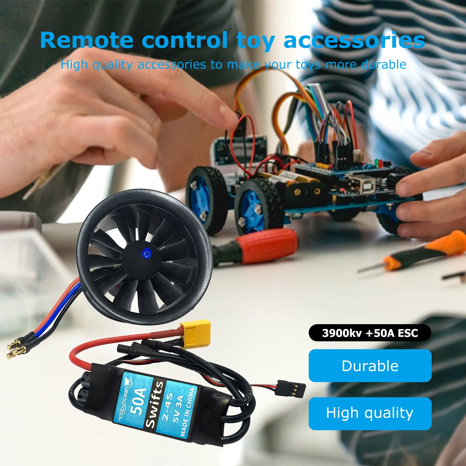 3900KV 3500KV EDF Duct Housing Fan 50A ESC Brushless Motor Duct Fan 11 Blades EDF Duct Fan Unit Spare Parts for RC Jet Airplane
3900KV 3500KV EDF Duct Housing Fan 50A ESC Brushless Motor Duct Fan 11 Blades EDF Duct Fan Unit Spare Parts for RC Jet Airplane