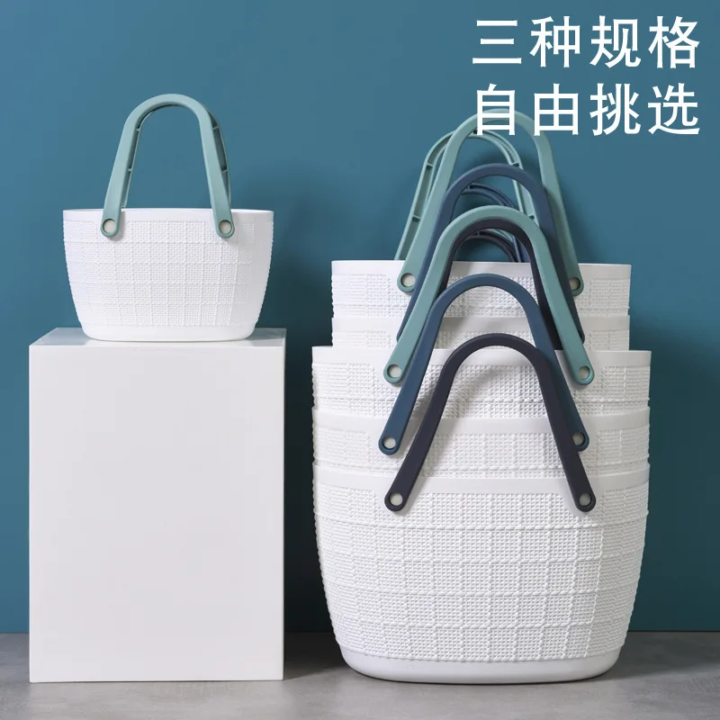 Oval Plastic Portable Storage Basket Desktop Rattan Woven Sundries Storage Basket Bathroom Blue Bath Basket Soft Basket
Oval Plastic Portable Storage Basket Desktop Rattan Woven Sundries Storage Basket Bathroom Blue Bath Basket Soft Basket